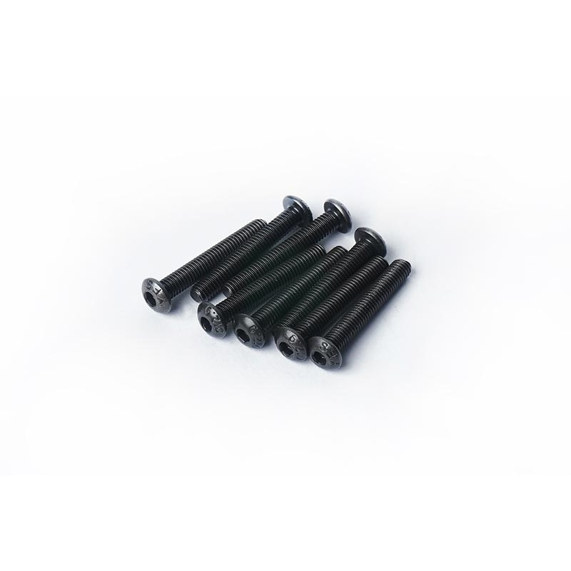 Koswork KOSBS320 3x20mm Button Head Hex Hardened Steel Screw (w/container) (8)