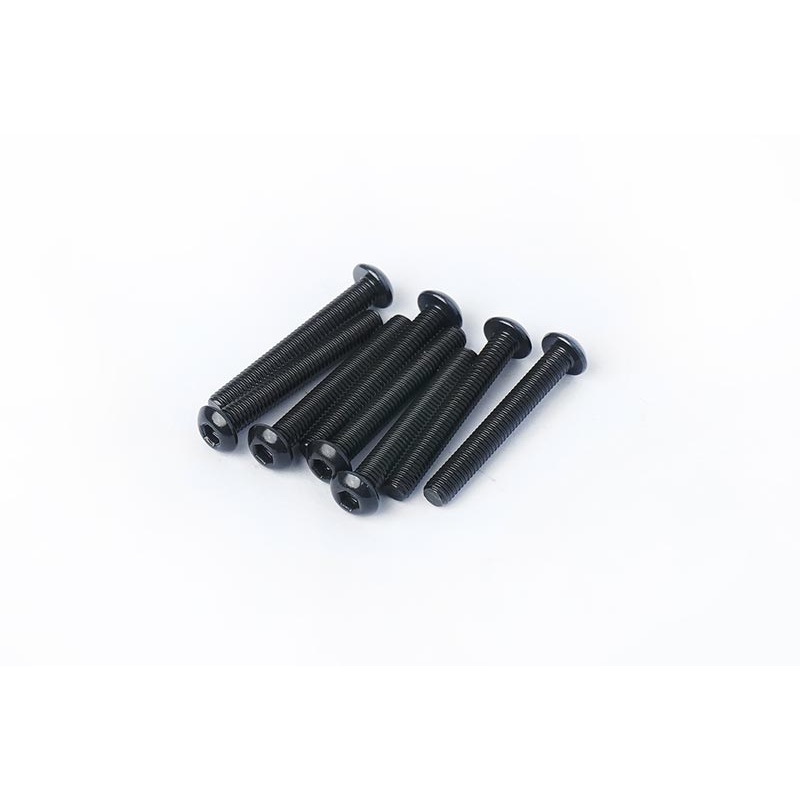 Koswork KOSBS322 3x22mm Button Head Hex Hardened Steel Screw (8)