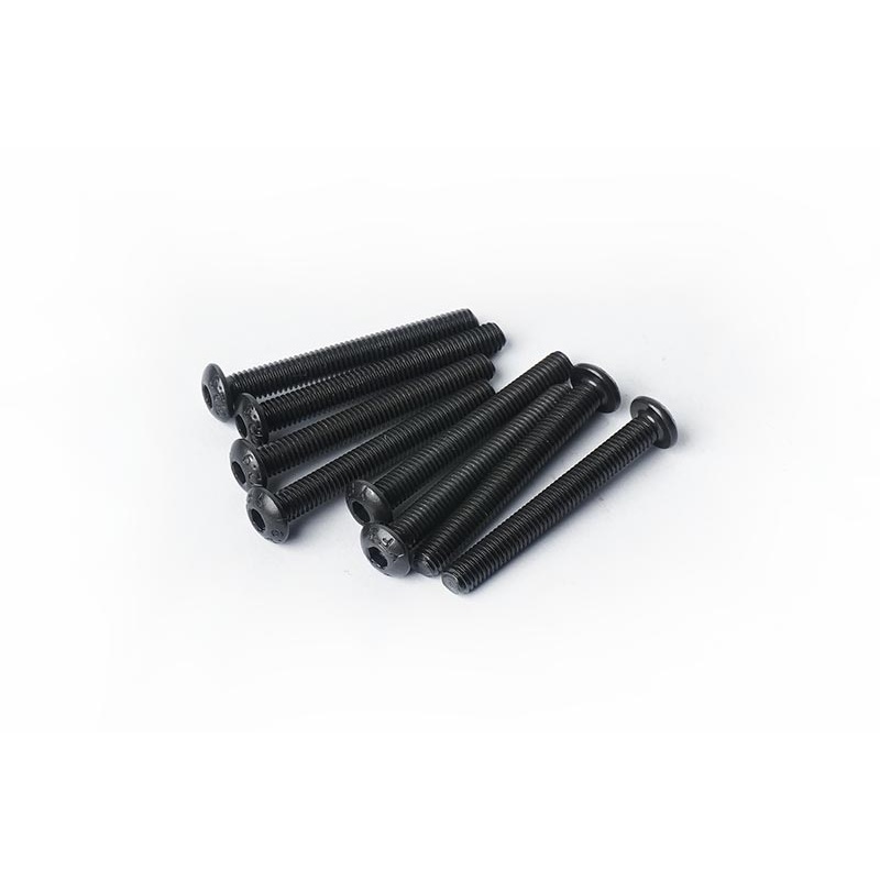 Koswork KOSBS325 3x25mm Button Head Hex Hardened Steel Screw (8)
