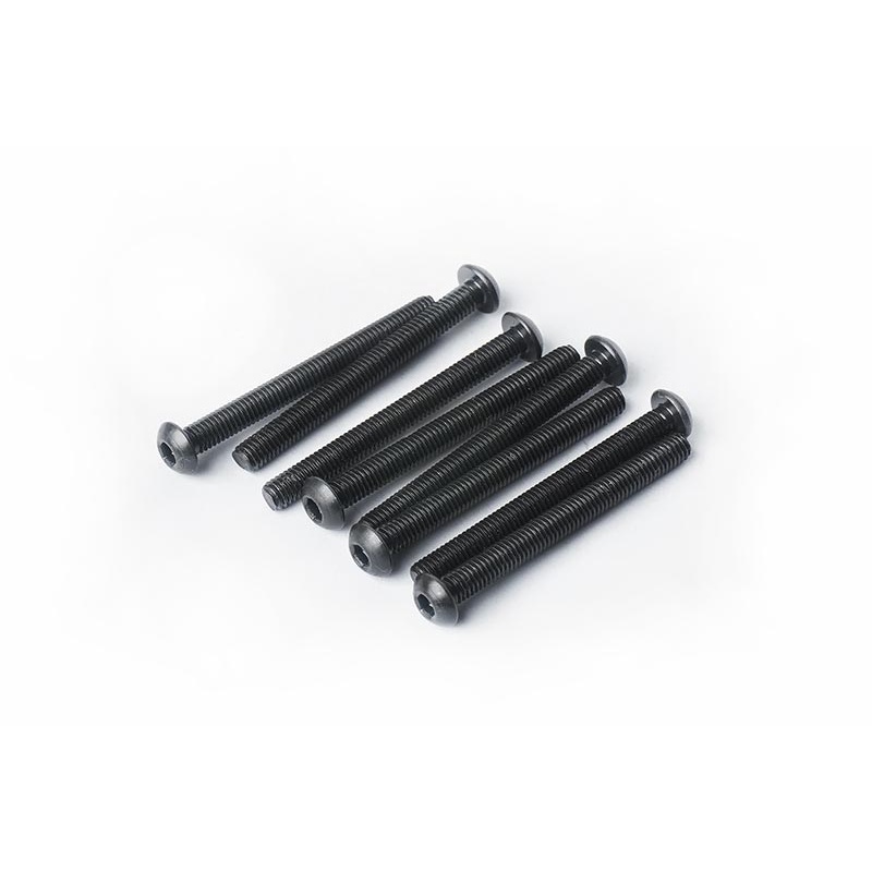 Koswork KOSBS330 3x30mm Button Head Hex Hardened Steel Screw (8)