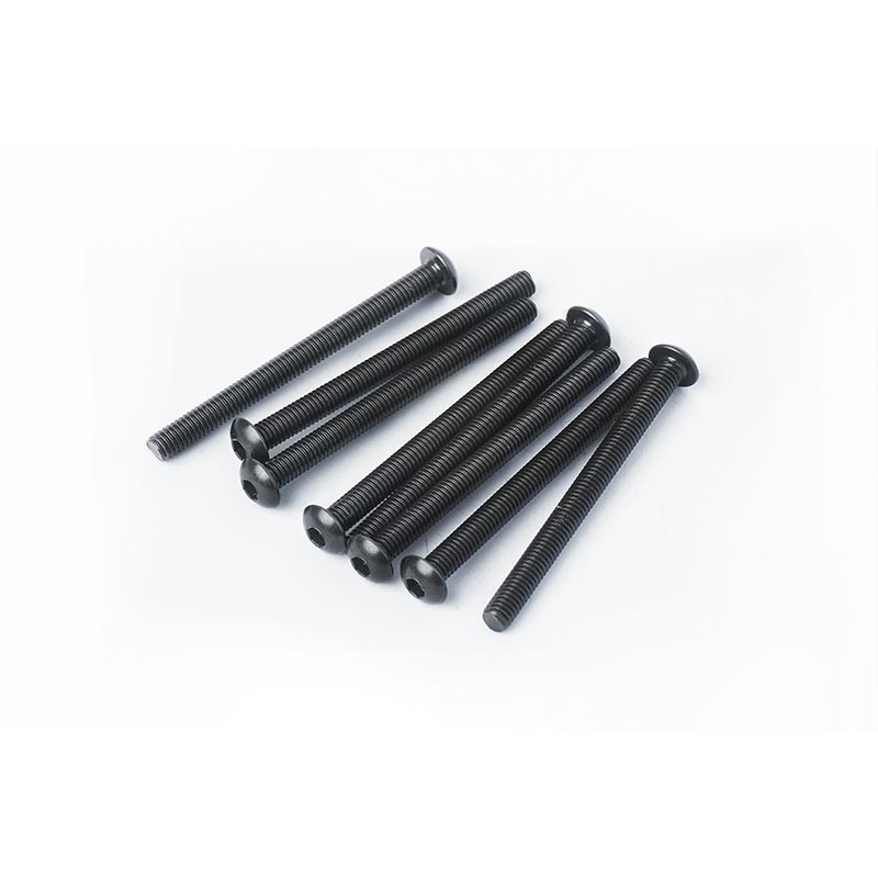 Koswork KOSBS335 3x35mm Button Head Hex Hardened Steel Screw (8)