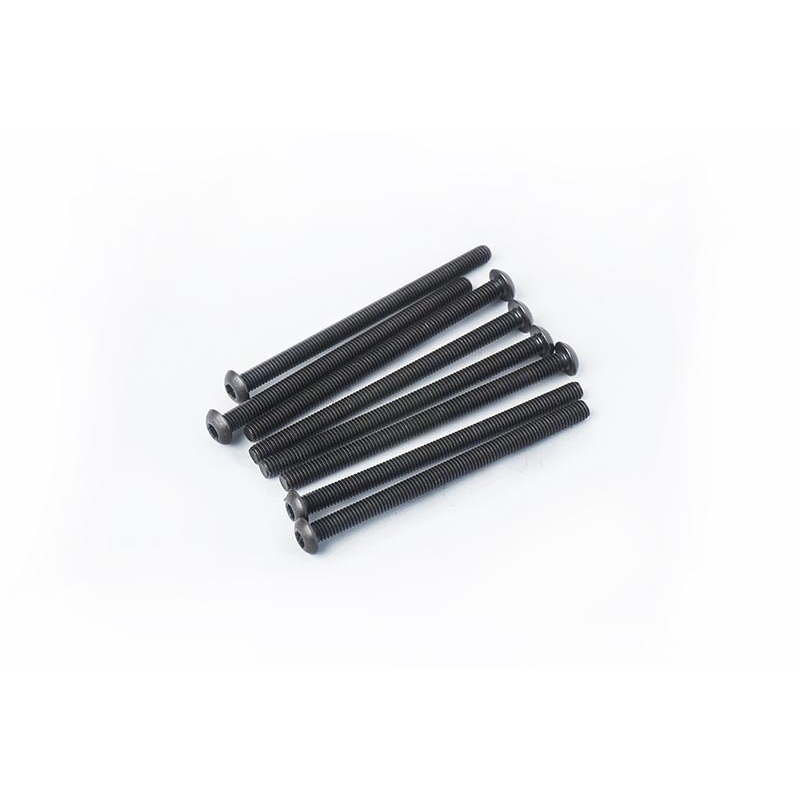 Koswork KOSBS345 3x45mm Button Head Hex Hardened Steel Screw (8)