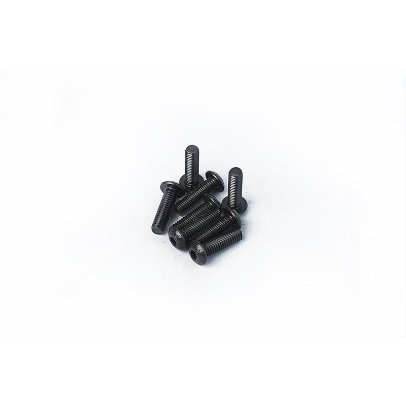 Koswork KOSBS414 4x14mm Button Head Hex Hardened Steel Screw (w/container) (8)