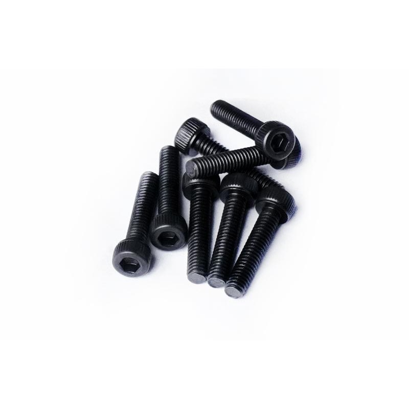 Koswork KOSCS2512 2.5x12mm Cap Head Hex Hardened Steel Screw (w/container) (8)