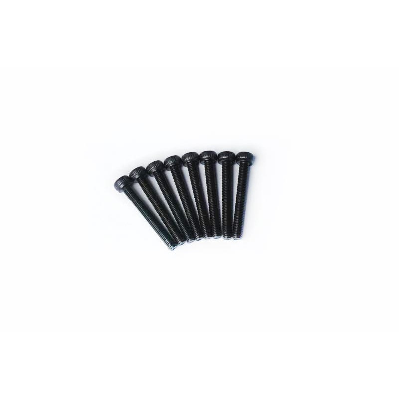 Koswork KOSCS324 3x24mm Cap Head Hex Hardened Steel Screw (8)