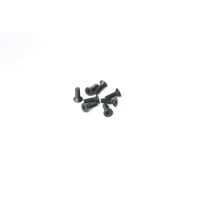 Koswork KOSFS206 2x6mm Flat Head Hex Hardened Steel Screw (w/container) (8)