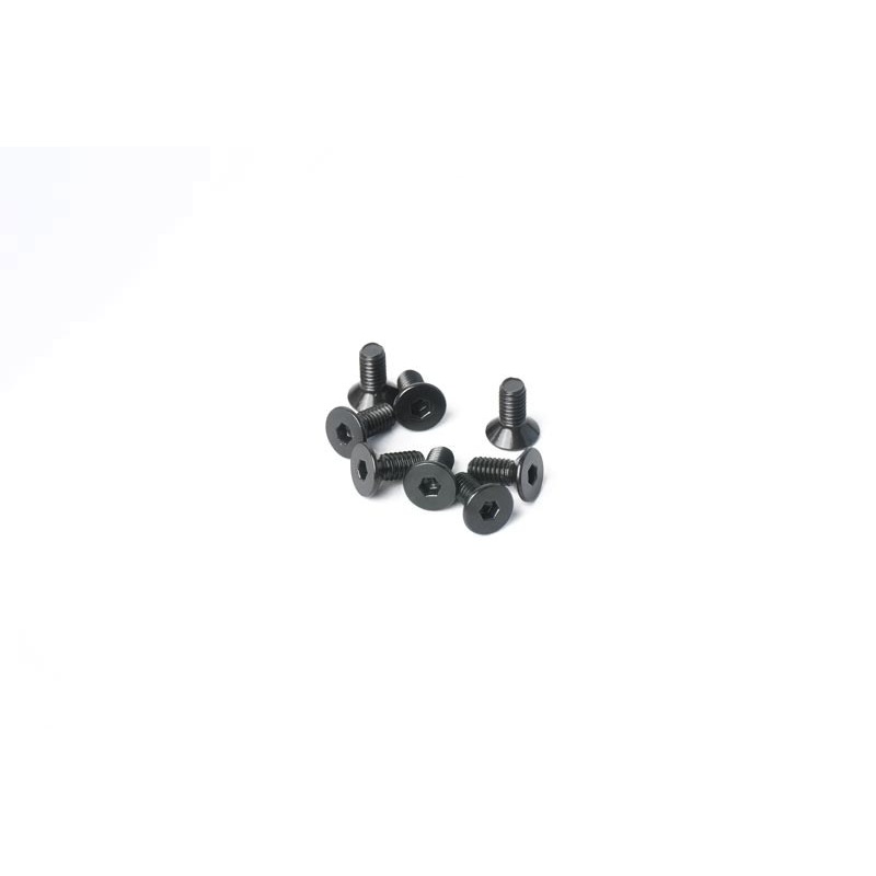 Koswork KOSFS2506 2.5x6mm Flat Head Hex Hardened Steel Screw (w/container) (8)