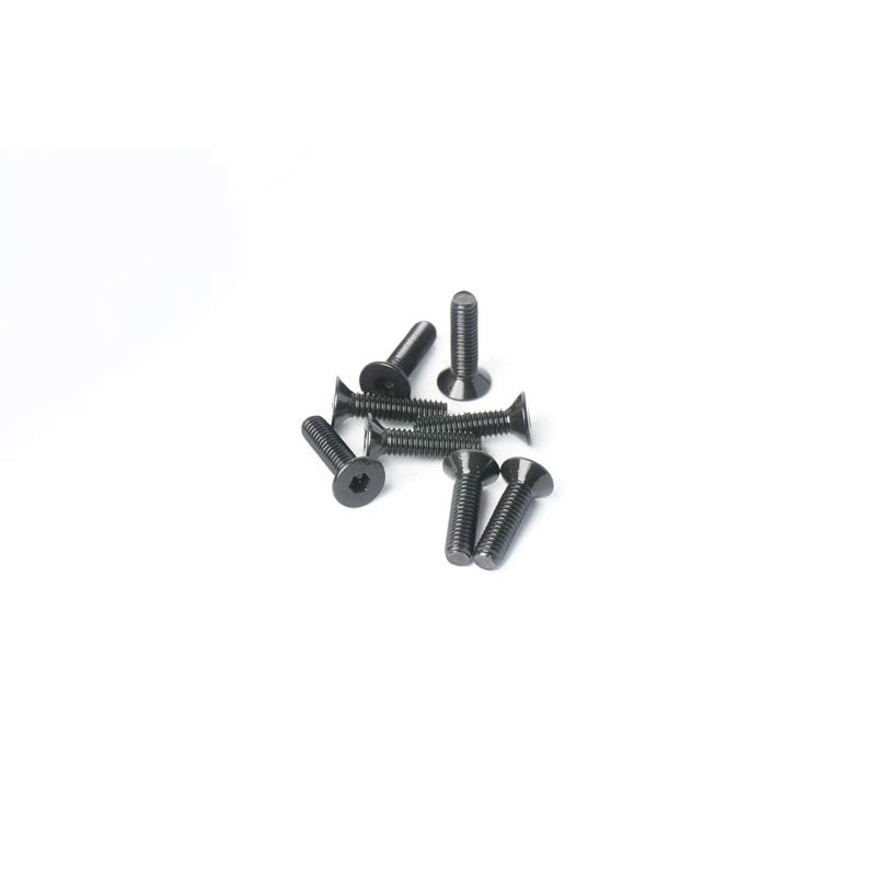 Koswork KOSFS2510 2.5x10mm Flat Head Hex Hardened Steel Screw (w/container) (8)