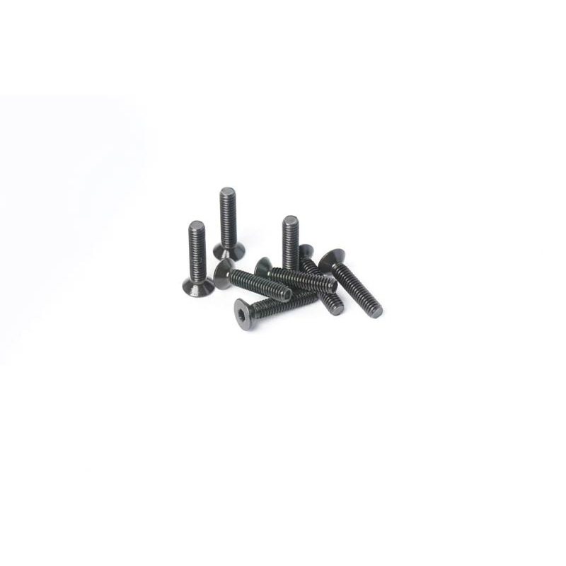 Koswork KOSFS2512 2.5x12mm Flat Head Hex Hardened Steel Screw (w/container) (8)