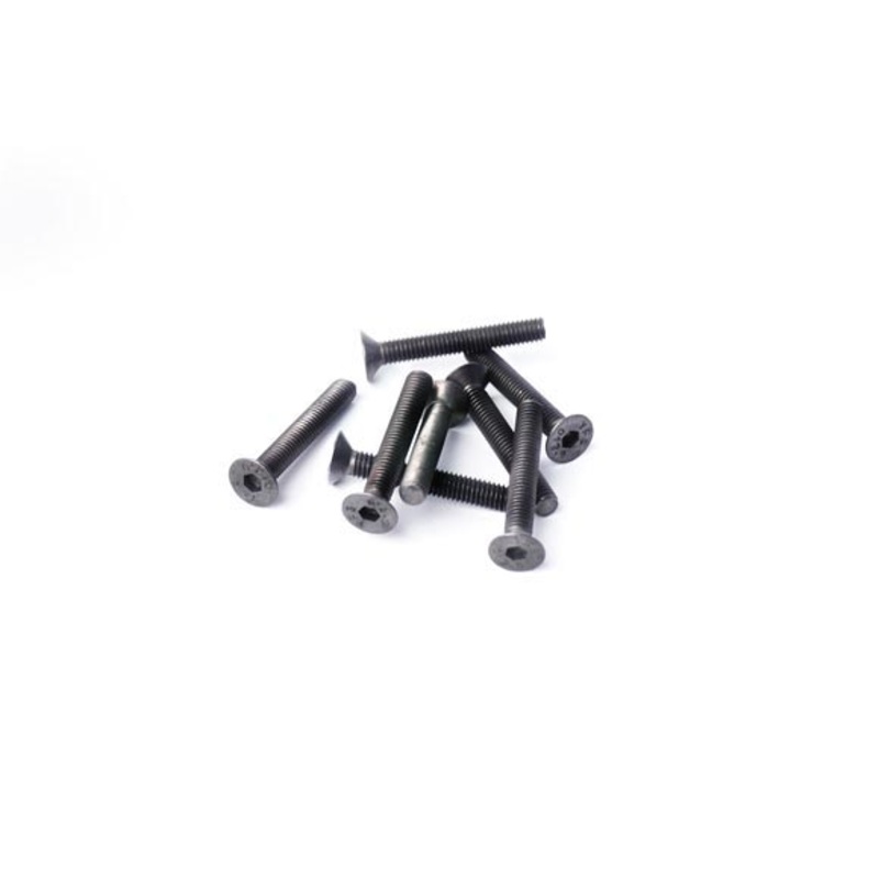 Koswork KOSFS320 3x20mm Flat Head Hex Hardened Steel Screw (w/container) (8)