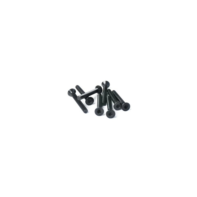 Koswork KOSFS326 3x26mm Flat Head Hex Hardened Steel Screw (8)