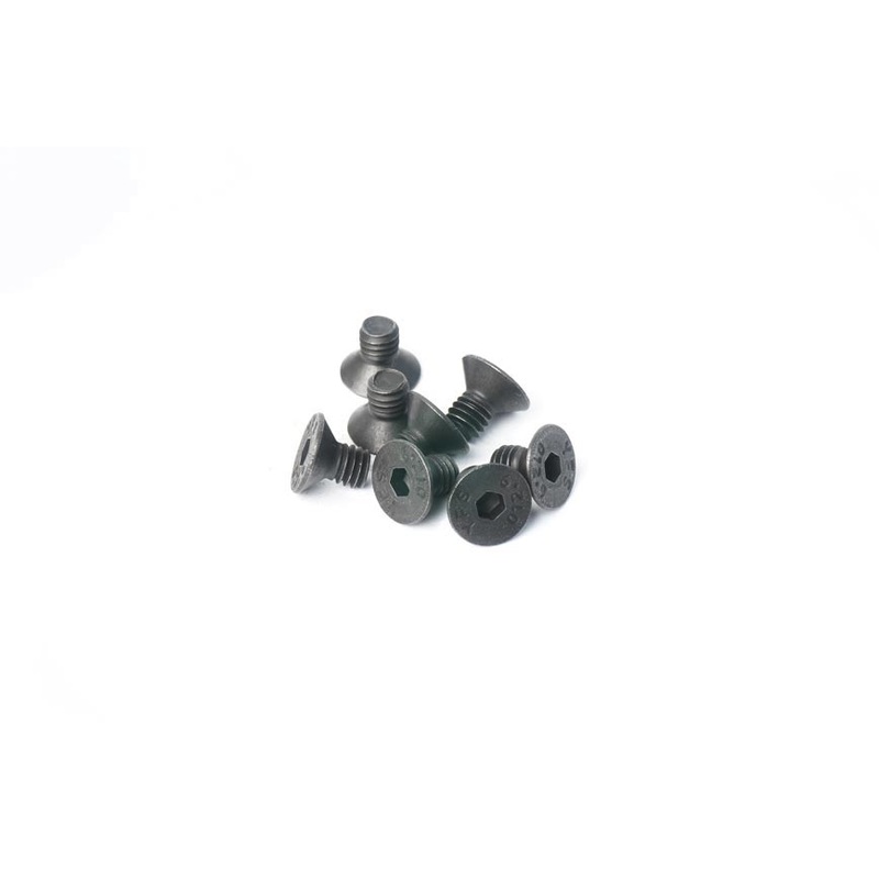 Koswork KOSFS406 4x6mm Flat Head Hex Hardened Steel Screw (w/container) (8)