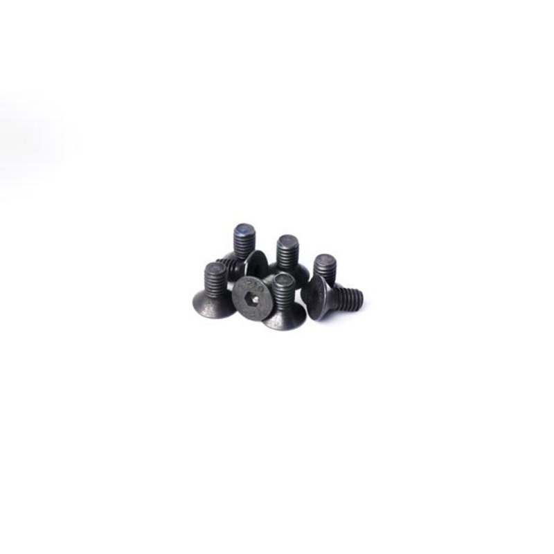 Koswork KOSFS408 4x8mm Flat Head Hex Hardened Steel Screw (w/container) (8)
