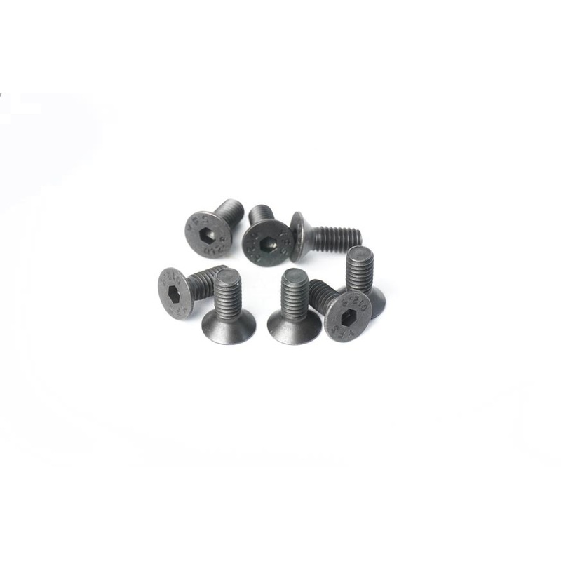 Koswork KOSFS410 4x10mm Flat Head Hex Hardened Steel Screw (w/container) (8)