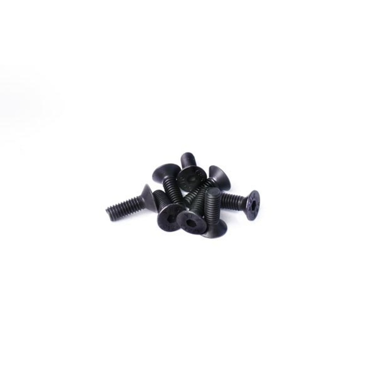 Koswork KOSFS412 4x12mm Flat Head Hex Hardened Steel Screw (w/container) (8)