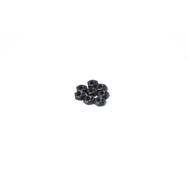 Koswork KOSN1024 M3 Steel Nuts Black (w/container) (8)