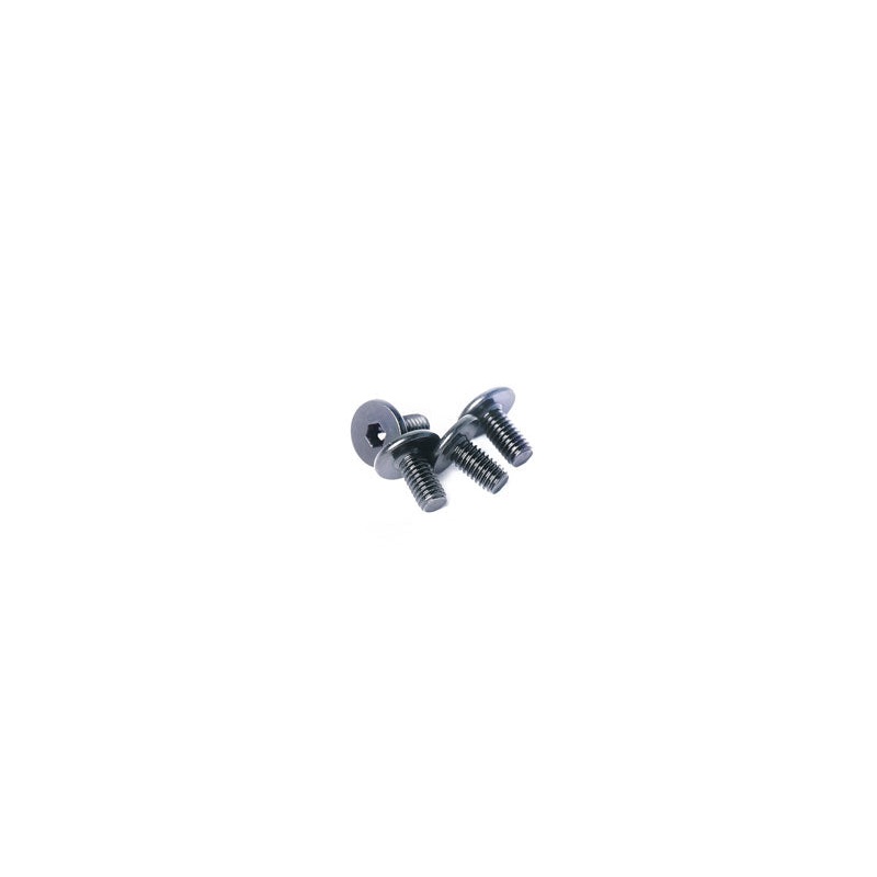 Koswork KOSPS306 3x6mm Servo/Motor Flat/Pan Head Hex Hardened Steel Screw (4)