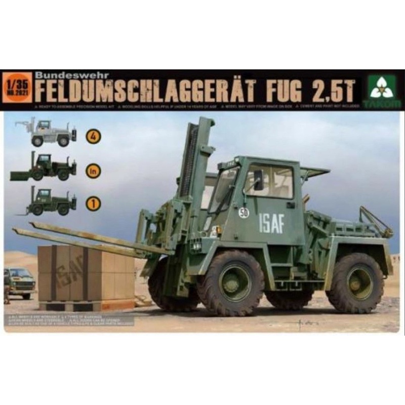 Takom TAK2021 1/35 BUNDESWEHR FORKLIFT WWII