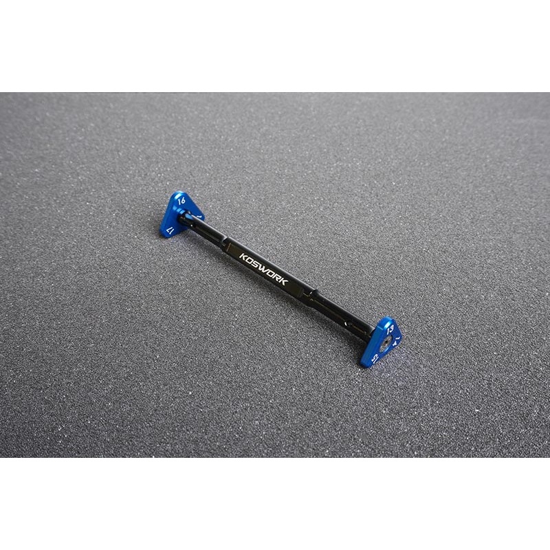 Koswork KOS13300-1316 Alum Ride Height Gauge Set (13~15mm & 16~18mm, 1/10 Buggy Carpet)