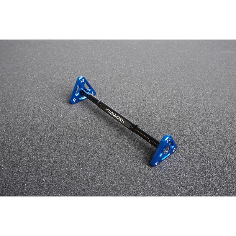 Koswork KOS13300-1922 Alum Ride Height Gauge Set (19~21mm & 22~24mm, 1/10 & 1/8 Buggy)