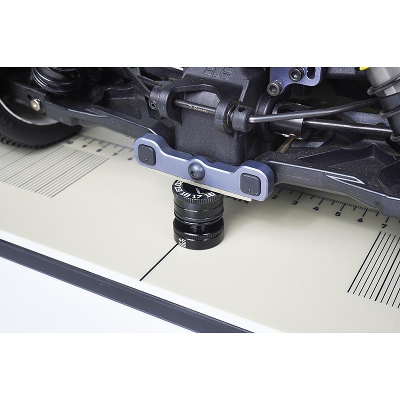 Koswork KOS13365-5 15~30mm 1/8 Buggy & 1/10 Truck Adjustable Ride Height Gauge (w/2pcs KOS13368 Magnetic 5mm block)