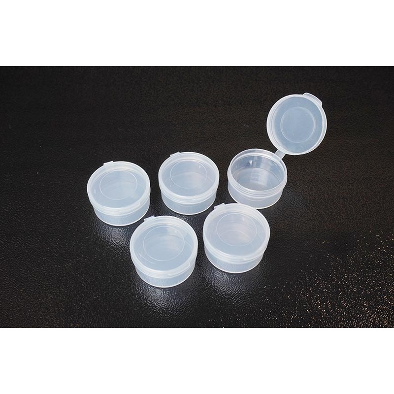 Koswork KOS14012 Clear Round Container (w/lid, ID 29mm, H15mm) (5pcs)
