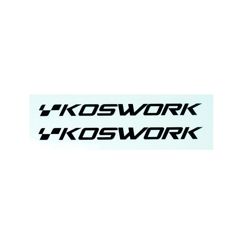 Koswork KOS19008BK Koswork Decal 10x100mm Black (2pcs)