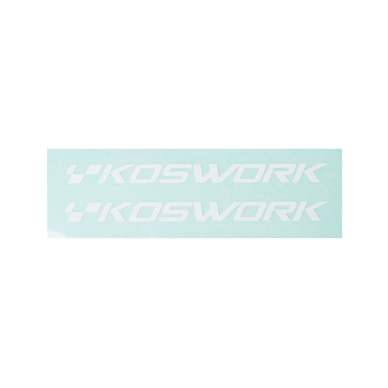 Koswork KOS19008W Koswork Decal 10x100mm White (2pcs)