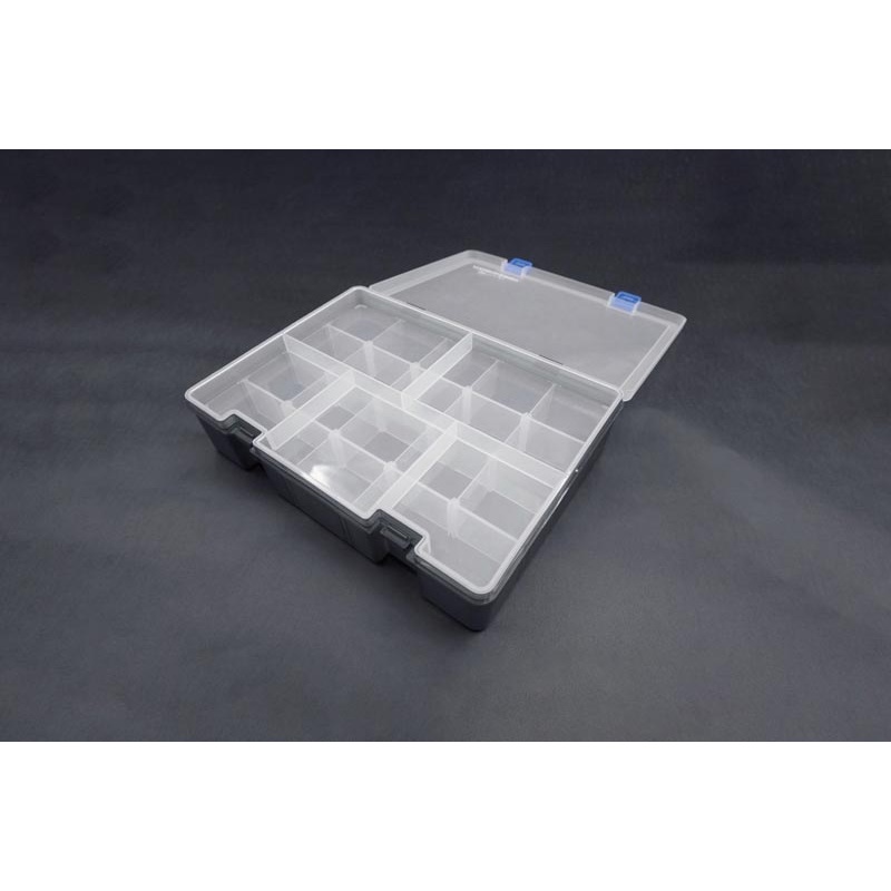 Koswork KOS32110 Two Layer Parts Case 245*175*56mm (w/tray & partition)