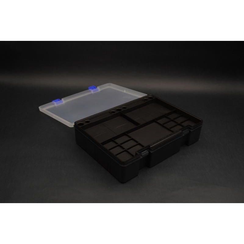 Koswork KOS32112BK Tool Box 245x175x56mm (w/KOS32101B Parts Tray Black)