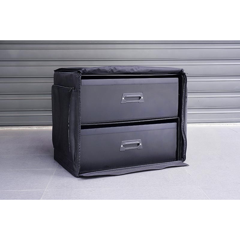 Koswork KOS32252PP 1/8 Dual Drawer PP Frame Buggy/Onroad Car Bag (1/8, 2 Large)
