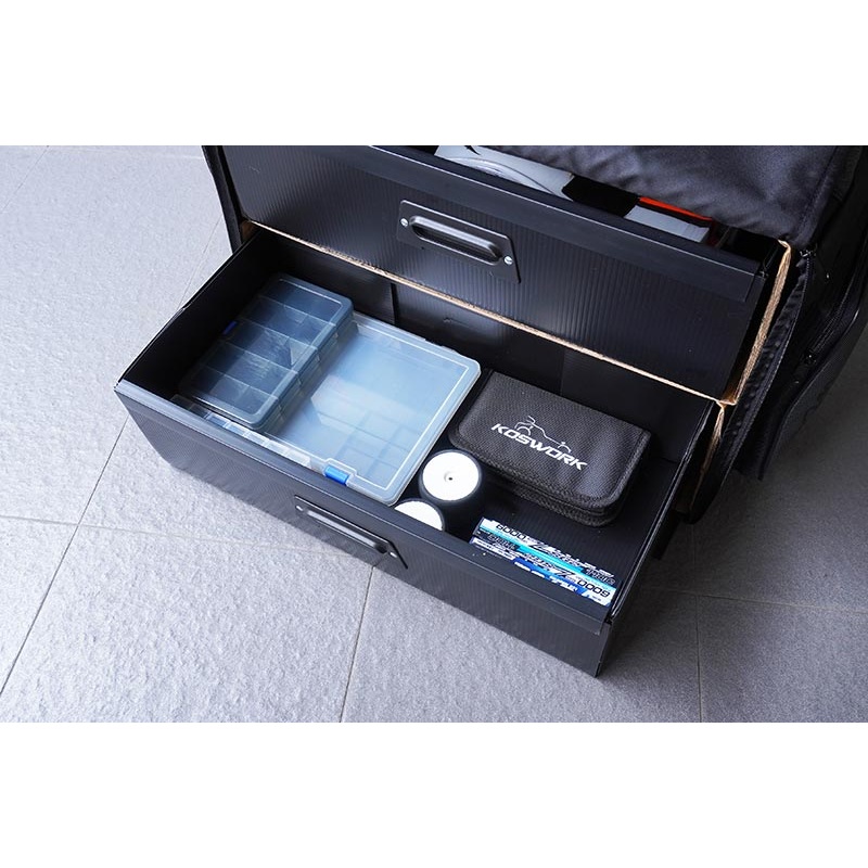 Koswork KOS32253 1/10 Dual Drawer Touring Car Bag (1/10 Touring, 2 Large)