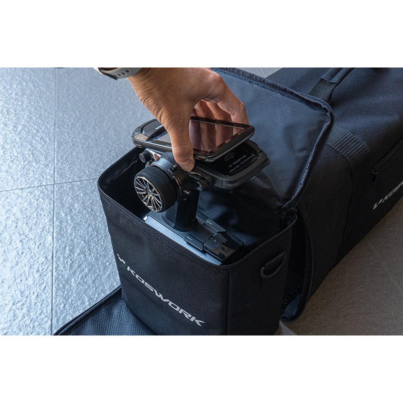 Koswork KOS32286 1/10 Side Touring / Drift / Small Car Racing Bag (w/Radio Bag & 2 Car Cases )