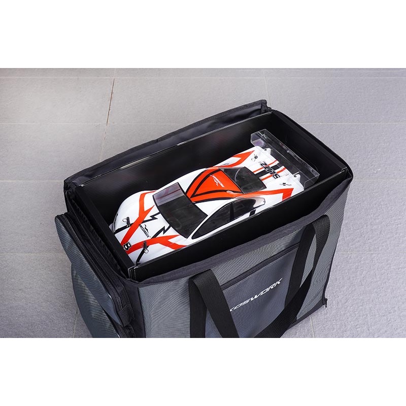 Koswork KOS32288 1/10 Three Large Drawer Side Touring Car Carrying Bag (Top Open Design)