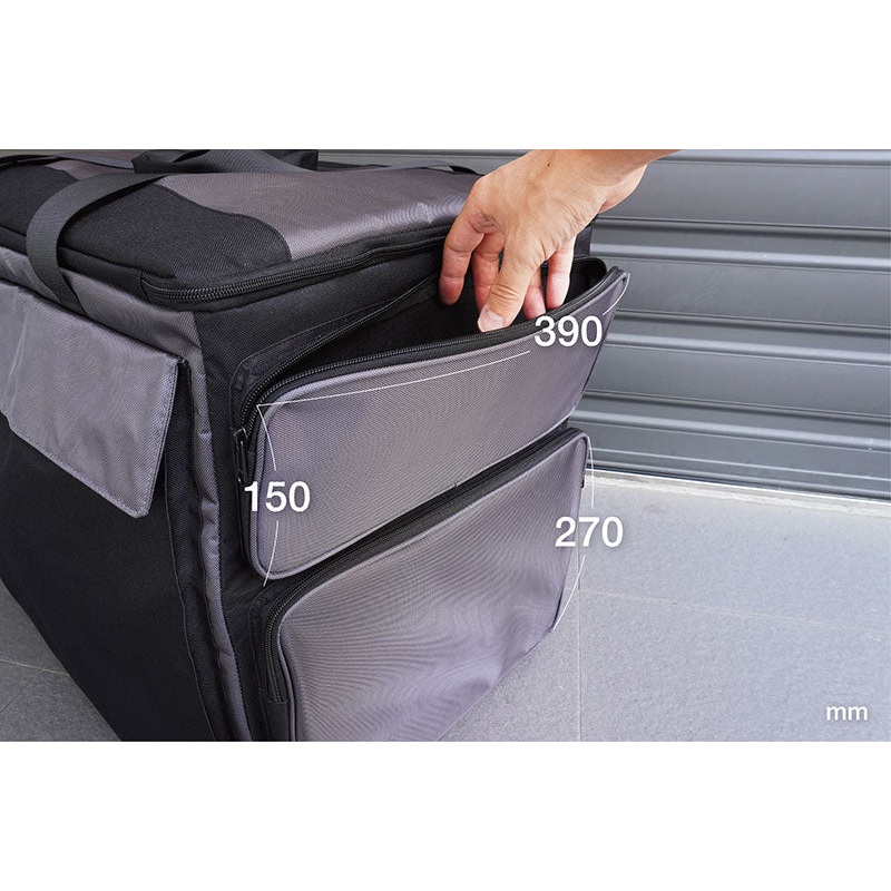 Koswork KOS32292 1/8 One Large & Two Mid Drawer Side Buggy/Onroad Car Carrying Bag (Top Open Design)