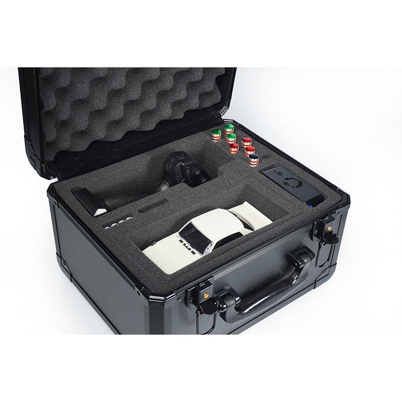 Koswork KOS32302-KMZ Mini Black V2 Kyosho Mini-Z & Mini-Z 4×4 RTR Aluminum Carry Case (w/Foam)