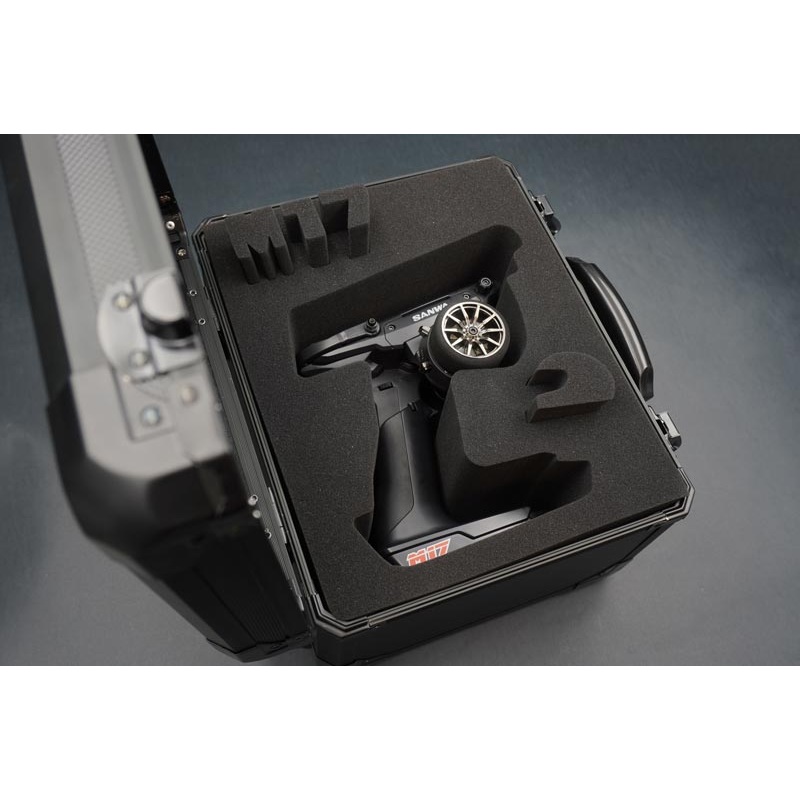 Koswork KOS32302-M17 Mini Black V2 Aluminum Carry Case (w/Sanwa M17 foam)