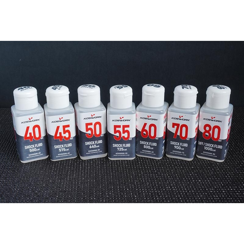 Koswork KOS50500-80 80WT 1000cst Large 70ml Diff/Shock Fluid (AE System)