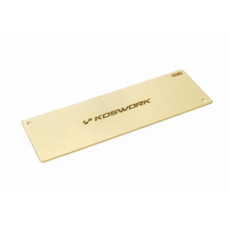 Koswork KOS04232 53g Stick LiPo Weight 136x46x1.0mm