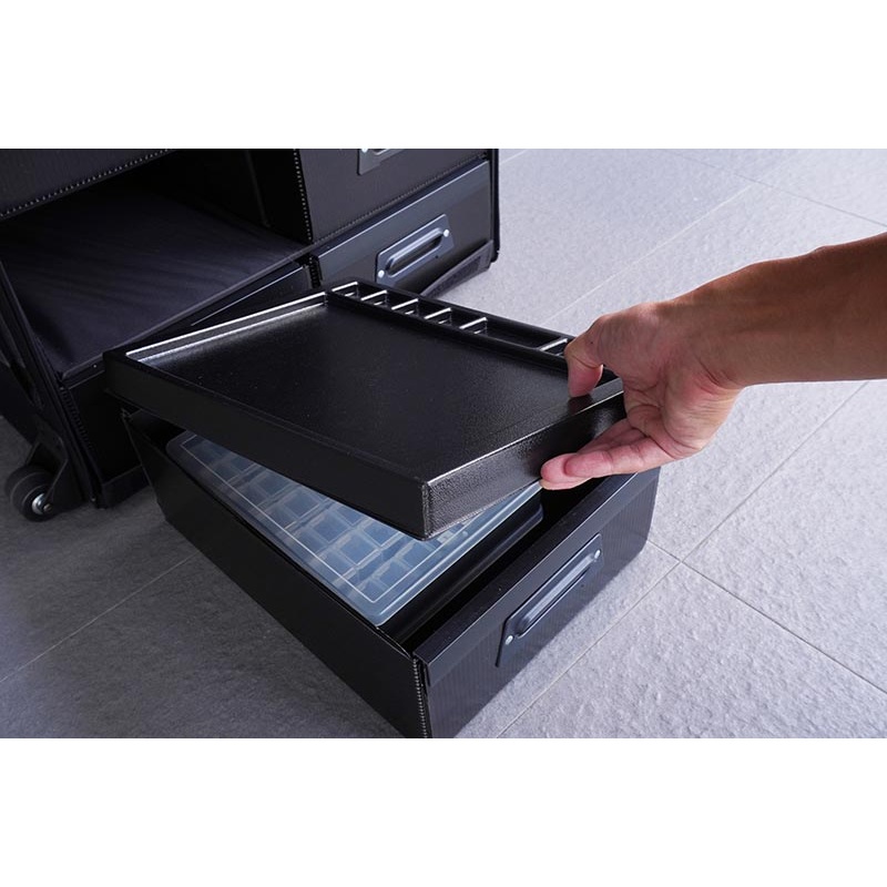 Koswork KOS32120-350BK Assembly Tray / Cleaning Tray / Medium Drawer Lid 355*255*30mm Black