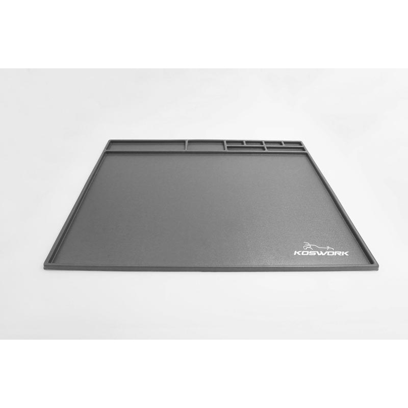 Koswork KOS32120-550BK Assembly Tray / Cleaning Tray 550*450mm Black (1/10 Buggy & Onroad)