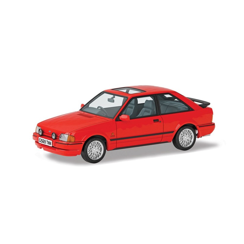 Corgi VA14302 1/43 Escort Mk4 XR3i 90Rad Red