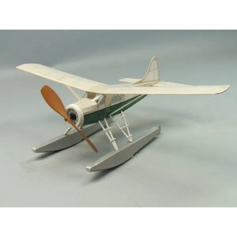 Dumas #230 Plane Kit: 18 de Havilland Canada DHC-2 Beaver – Rubber Powered Flying Model