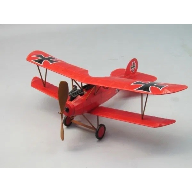 Dumas #232 Plane Kit: 18 Albatros D.V – Rubber Powered Flying Model