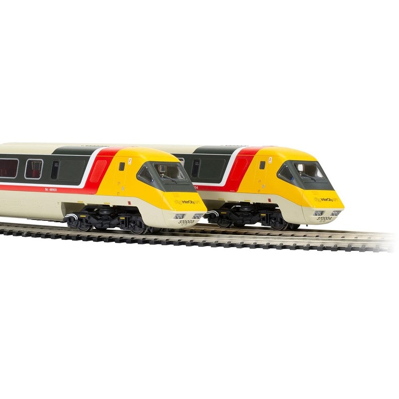 Hornby R30229 Class 370 Advanced Passenger Train Sets 370003 and 370004 7 Car Train Pack – Era 7