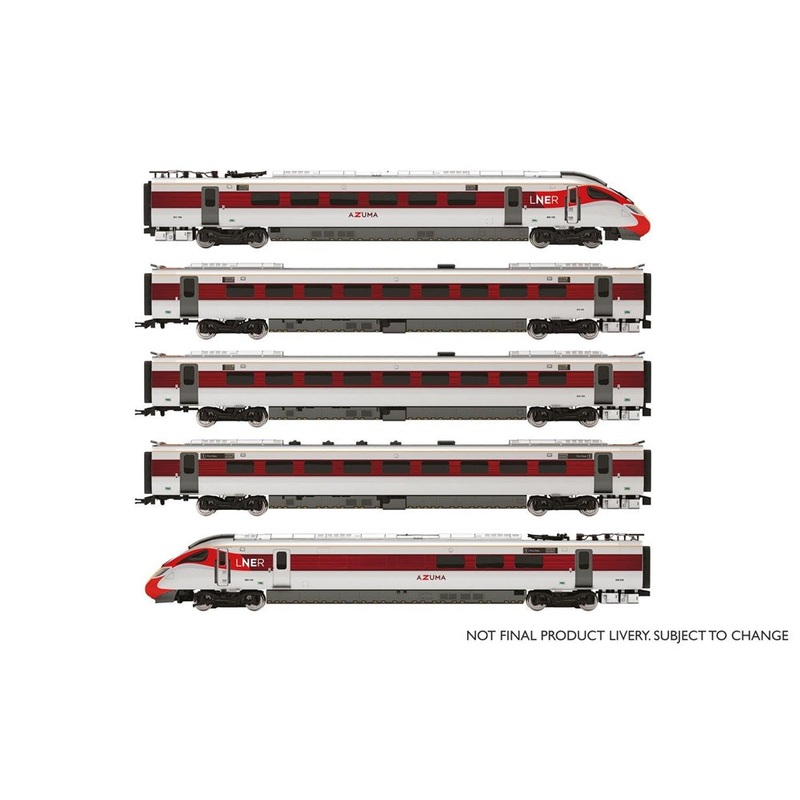 Hornby R3762 LNER Hitachi IEP Bi-Mode Class 800/1 ‘Azuma’ Five Car Train Pack – Era 11
