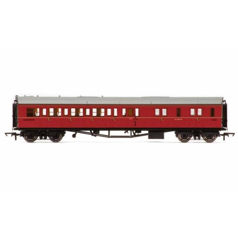 Hornby R4764 BR Collett CCMaroon:Brk/3rd