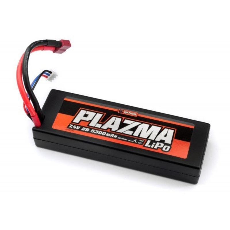 HPI Racing 160161 PLAZMA 2S 7.4V 5300mAh 40C LiPo
