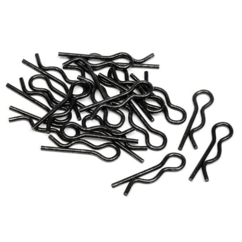 HPI Racing 75106 Body Clips Black (20)