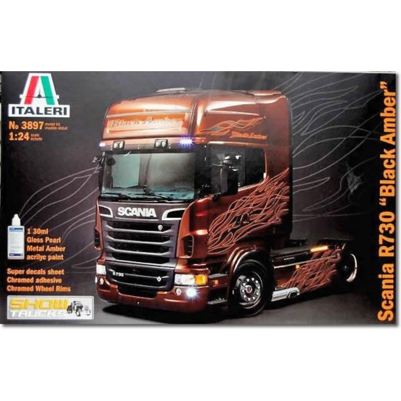 Italeri 3897 1/24 SCANIA R730 BLACK AMBER